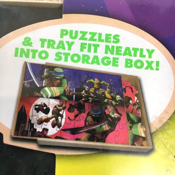 Teenage Mutant Ninja Turtles Box of Seven Puzzles NWT - Picture 5 of 11